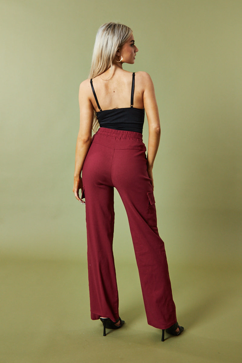 Straight Leg Cargo Trousers